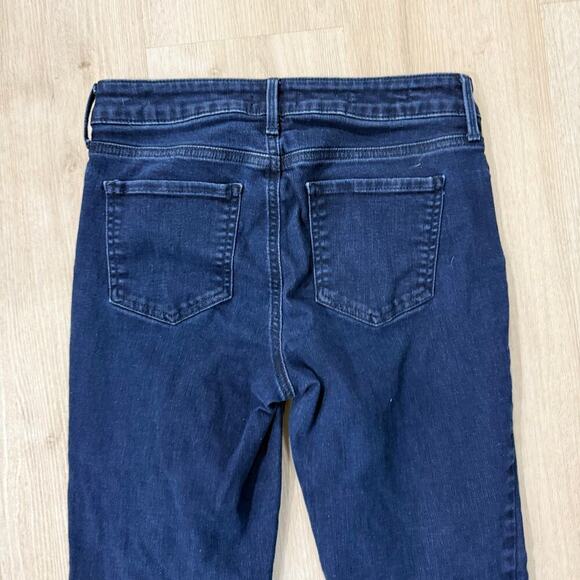 NYDJ Marilyn Straight Jeans Cropped in Cooper Blue Size 4 - Picture 3 of 7
